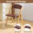Upholstered Padded Stackable Folding Chair-833301003