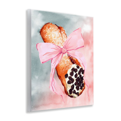 Glam Cannoli Pastry Wall Plaque Art by Ziwei Li
