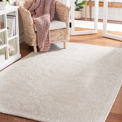 Abstract Hand Tufted Wool Oriental Rug