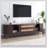 Rattan TV Stand for TVs up to 75'', Modern Farmhouse Media Console, Entertainment Center with Solid Wood Legs, TV Cabinet for Living Room,Home Theatre