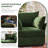 166.6 W''  L-Shaped Modular Sectional Sofa With Plush Cushions, Corner Design With 5 Seater For Cozy Living Room,Chenille Green-32469713