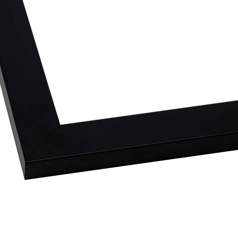 Cadre pour photo simple en bois mat - Basics by Wayfair ™, 8 po x 10 po emmêlé à 5 po x 7 po, Noir