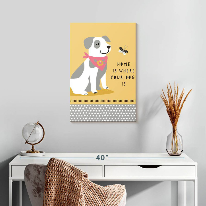 Brampt Dog Patch I, 24" H x 16" W