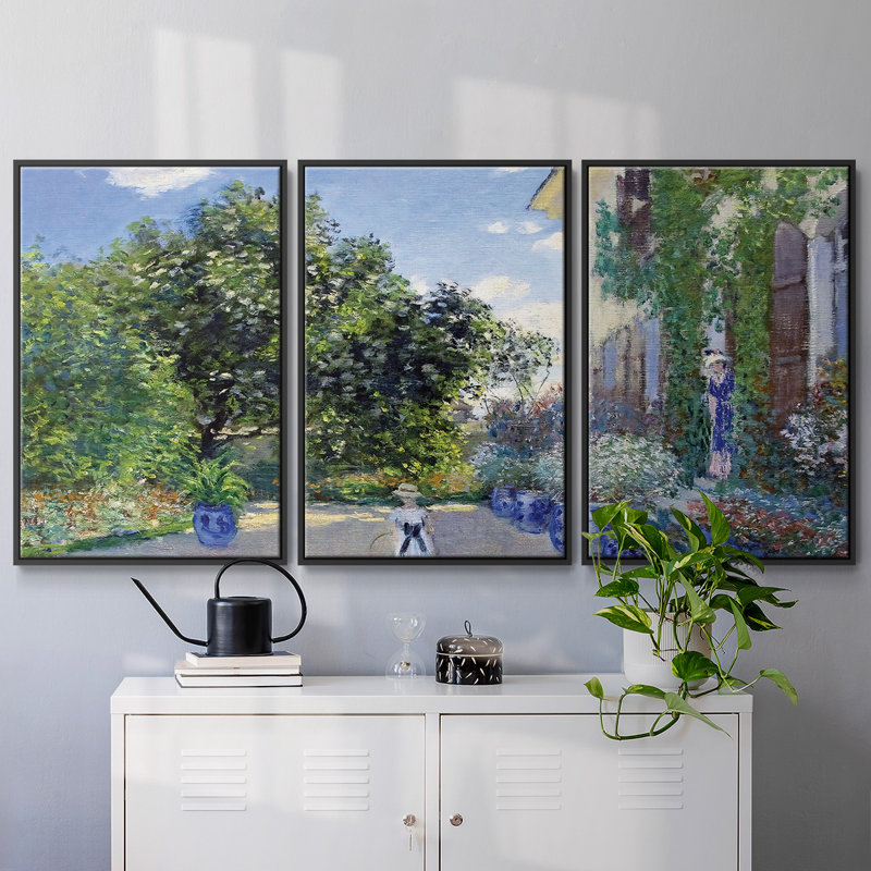 3 pièces, H 24 po x l 48 po x P 2 po, Noir