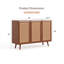 Entryway Storage Media Console Farmhouse Tv Stand Accent Buffet Sideboard Cabinet Cradenza With Doors And Shelves