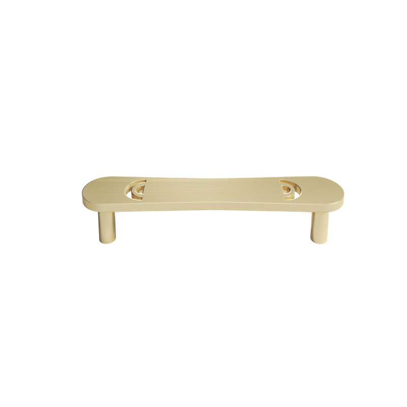 Horizon Novelty Bar / Handle Pull, Satin Brass, 4"