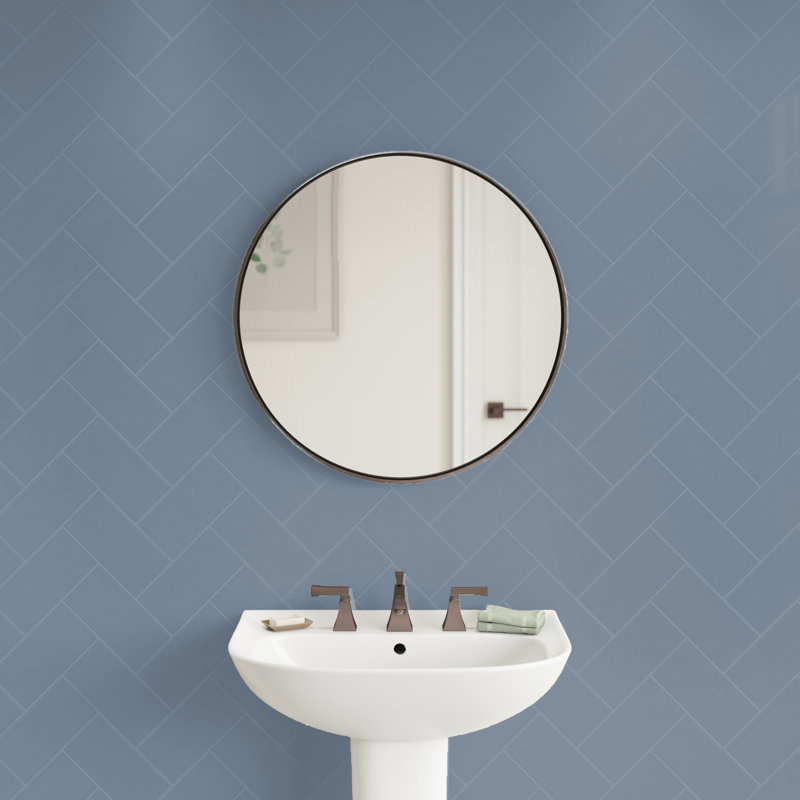 Curvaceous 3" x 6" Ceramic Wall Tile, Blue Haze