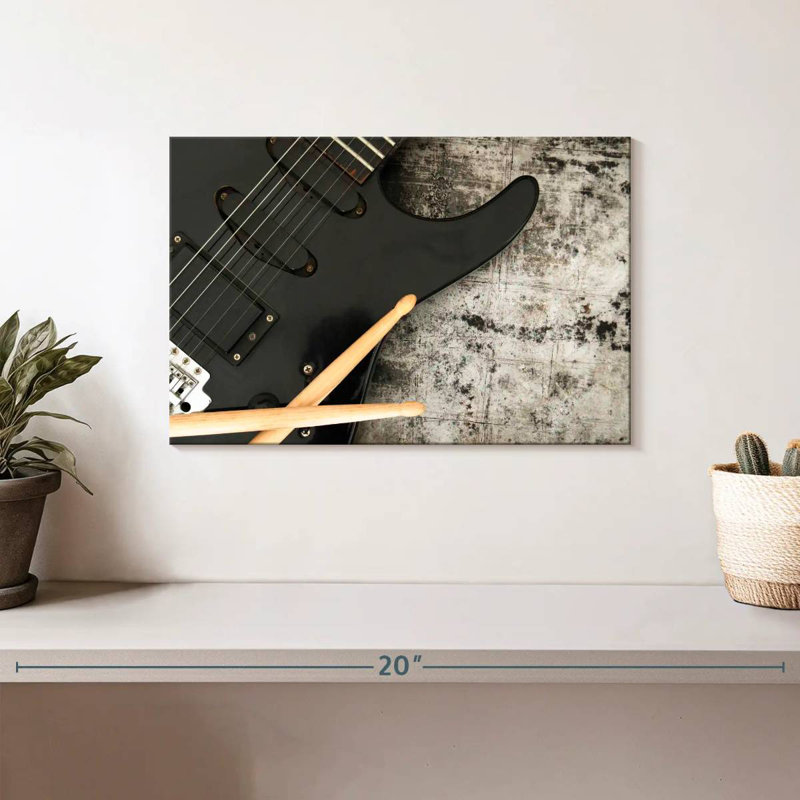 Abarca Grunge Electric Guitar, 8" H x 12" W
