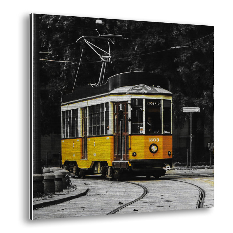 Tram - No Frame Print on Metal