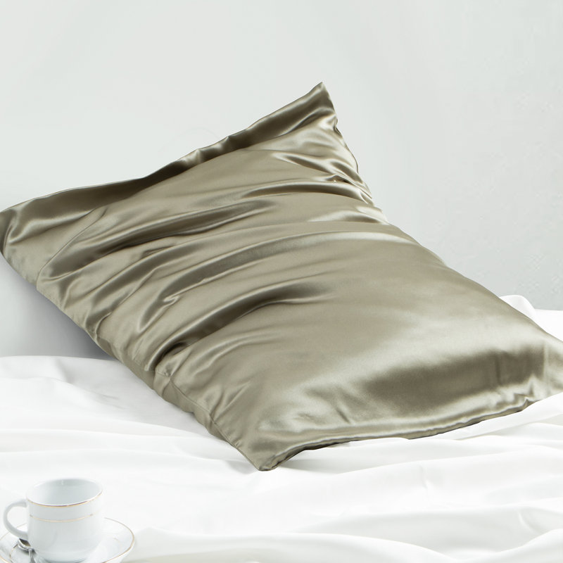 Taie d'oreiller zippée en soie de mûrier naturelle 19 mommes, housse de coussin double face en soie véritable pour les cheveux et la peau, vendue à l'unité - NTBAY