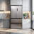 Hamilton Beach 17.9 Cu. Ft. French Door Frost-Free Refrigerator with Double Freezer, Platinum