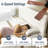 Cissline 52" 5 - Blade Flush Mount White Ceiling Fan With Led Lights, Controled With Remote Control Or App-1399904793-1399904792