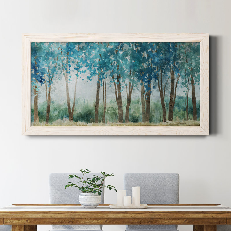 Sunwashed Grove - Peinture sur toile encadrée, Blanc