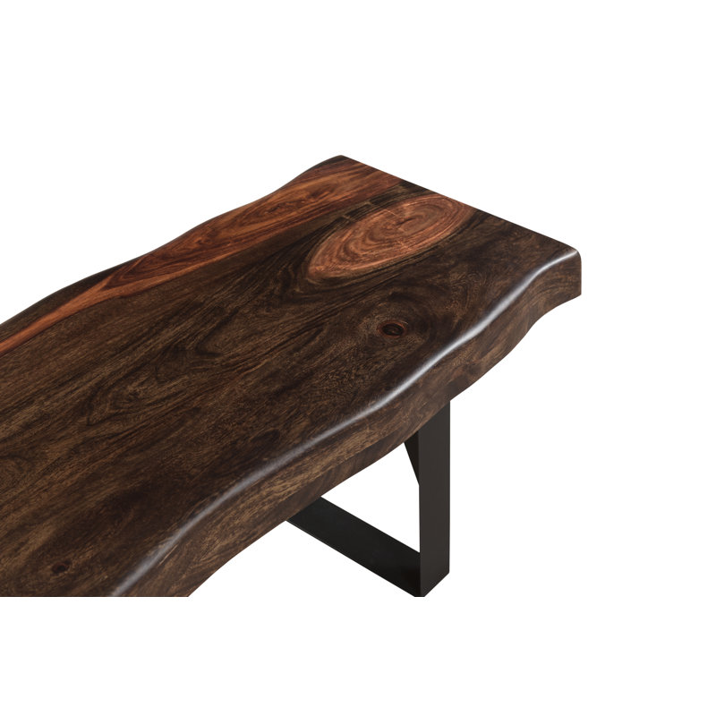 Chaliyah 6 - Person Solid Wood Top Double Pedestal Dining Set, Walnut