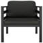 Chaise de patio avec coussins