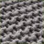 Repose-pieds pour salon en coton fabriqué à la main 17 x 17 x 17 | Gris clair | Coton