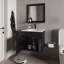  Ensemble de meuble-lavabo flottant 2 portes avec lavabo et miroir-1212063201