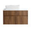 Meuble-lavabo mural moderne avec lavabo en céramique, rangement à fermeture douce, fini bois naturel-687444284-687444285