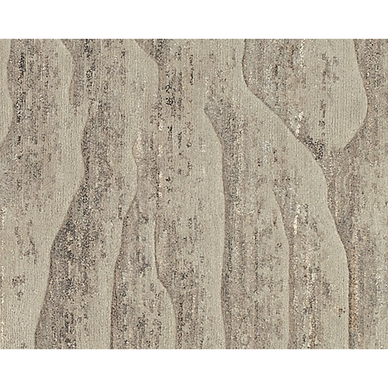 Dunes Wool Area Rug in Gray, Rectangle 2' x 3'