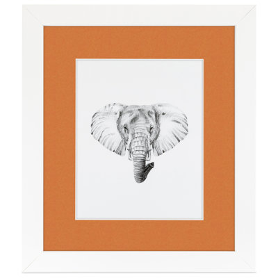 Wood Matte Picture Frame with Mat