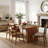 62.99" Solid Wood Dining Table With Cutout Bases, Farmhouse Rectangle Kitchen Table For 4-6