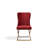 Harleigh Imperial Dining Chair Pre-Assembled Modern Dining, Vanity or Accent Chair-2060611604-2060611603