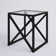 Calix Glass Top End Table