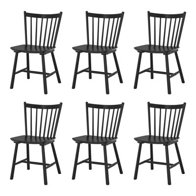 Chaises d'appoint en bois massif Windsor