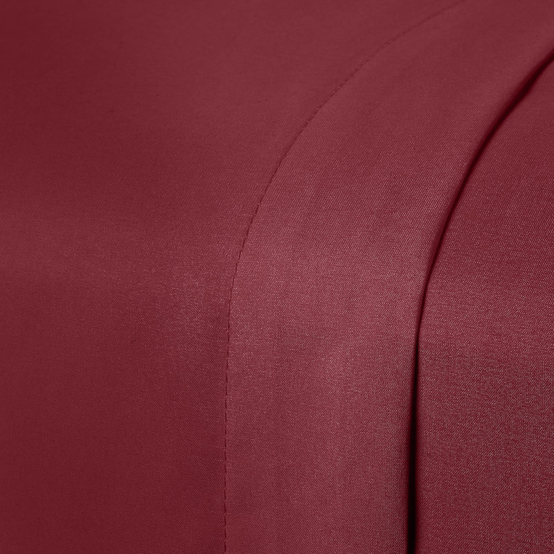 Drap plat en microfibre , Drap plat pour lit simple, Bourgogne