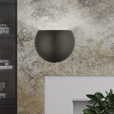 Aznar Steel Flush Mounted Sconce