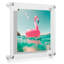 Acrylic Single Panel Magnetic Wall Frame - Memo Board-1645347461-1645347460