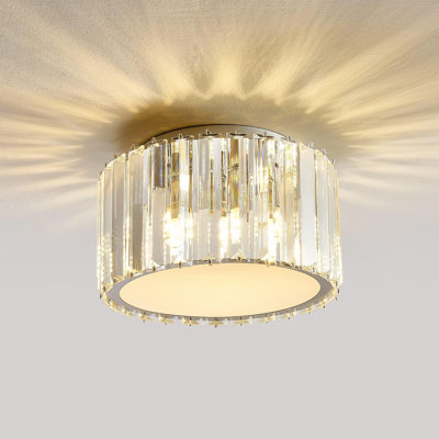 Plafonnier encastré en cristal