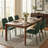 PU Leather Armless Dining Chair-117454274