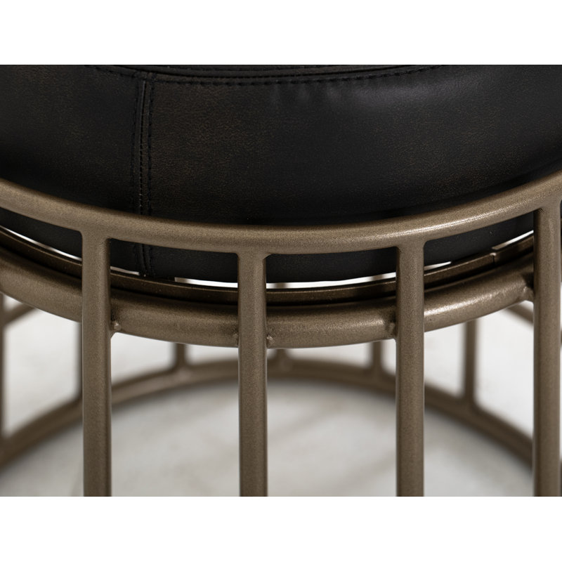  Tabouret de bar avec siège rembourré, Tabouret de comptoir (siège d'une hauteur de 24 p