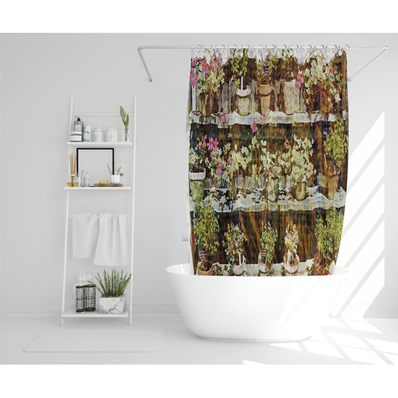 Lolington Polyester Shower Curtain Set