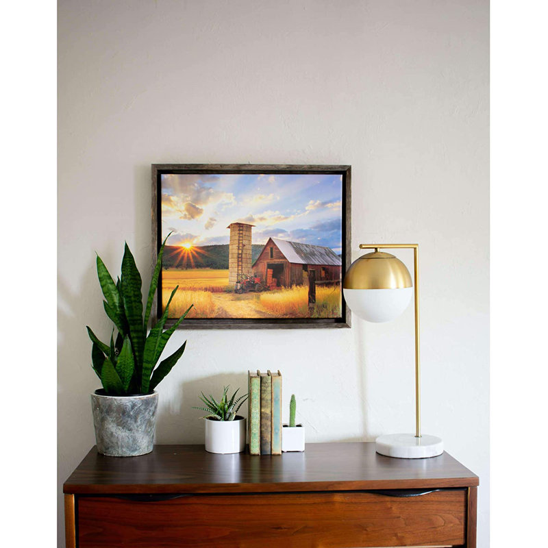 Cadre en toile de grange rustique | For For Oil Paintings & Wall Art - Photographie sur toile à cadre flottant