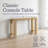 Solid Wood 56" Console Table, Light Oak-1635374248-1635374255
