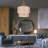 5-light Capiz Chandelier Modern Seashell Round Hanging Pendant Lighting 