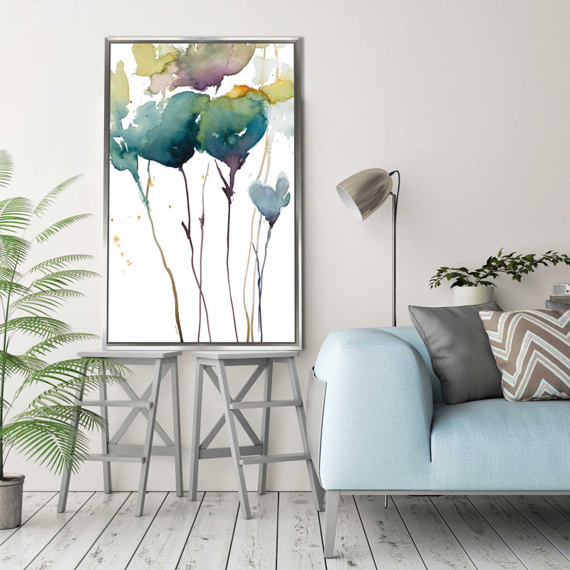 «Wildflower Grace I», reproduction d'art sur toile encadrée, H 33,5 po x l 21,5 po x P 2 po