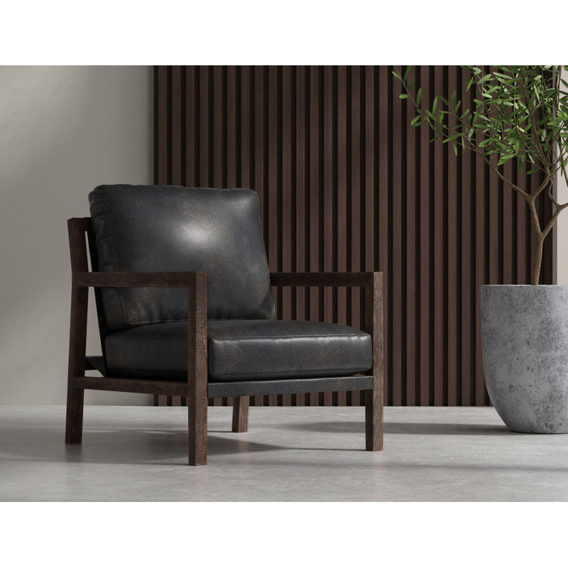 Structure et base en bois, fauteuil