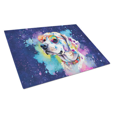 Hippie Dawg Glass Cutting Board Large