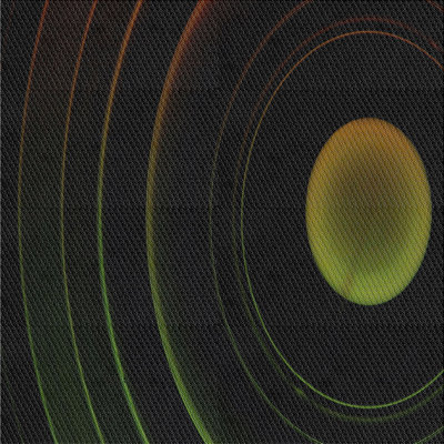 Tapis abstrait noir / vert