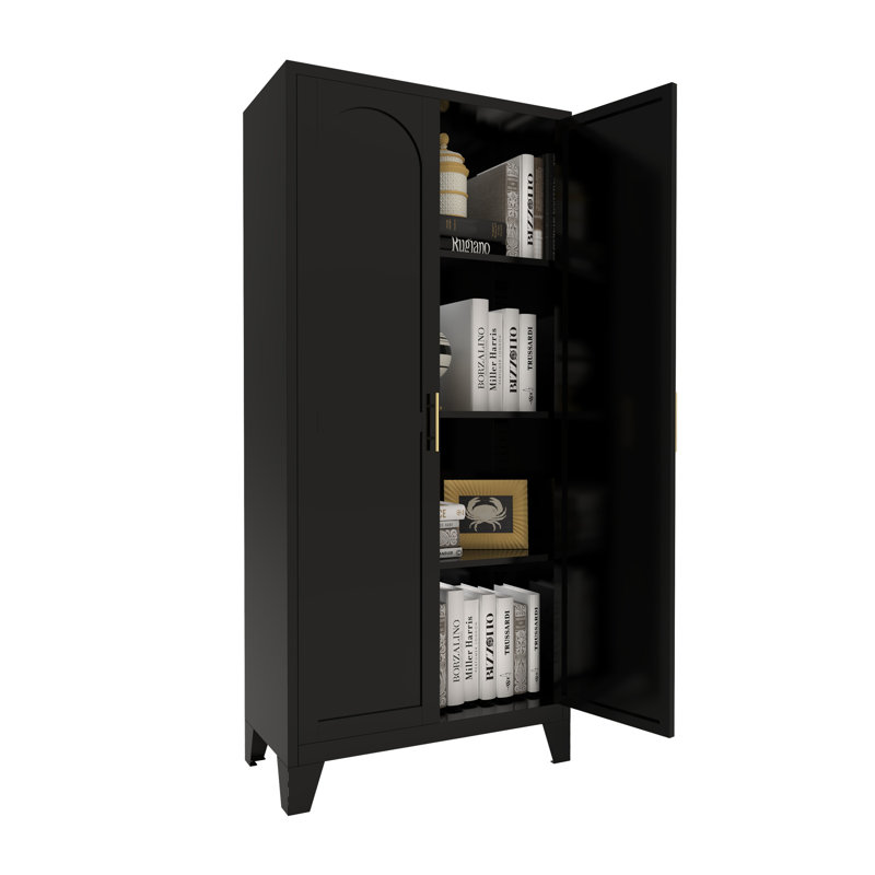Armoire 61 po 2 portes, Noir