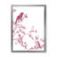 Beautiful Pink Birds - Peinture sur toile encadrée-59759941-59759942