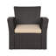 Ensemble de conversation en osier / rotin pour 4 personnes avec coussins Delano-49646173-49959817