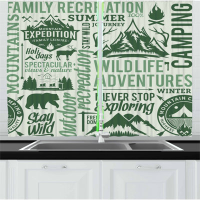 Tailored Kitchen Curtain
