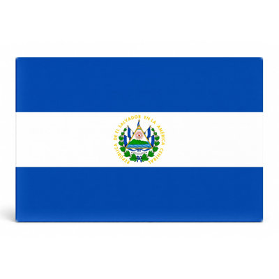 El Salvador Flag — National Flag Canvas Wall Art