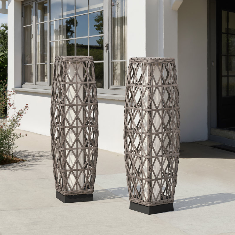 Ensemble de 2 lampes sur pied à DEL intégrées 30,75 po