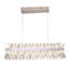 Lustre rectangulaire moderne en cristal à DEL-424075550-424075549