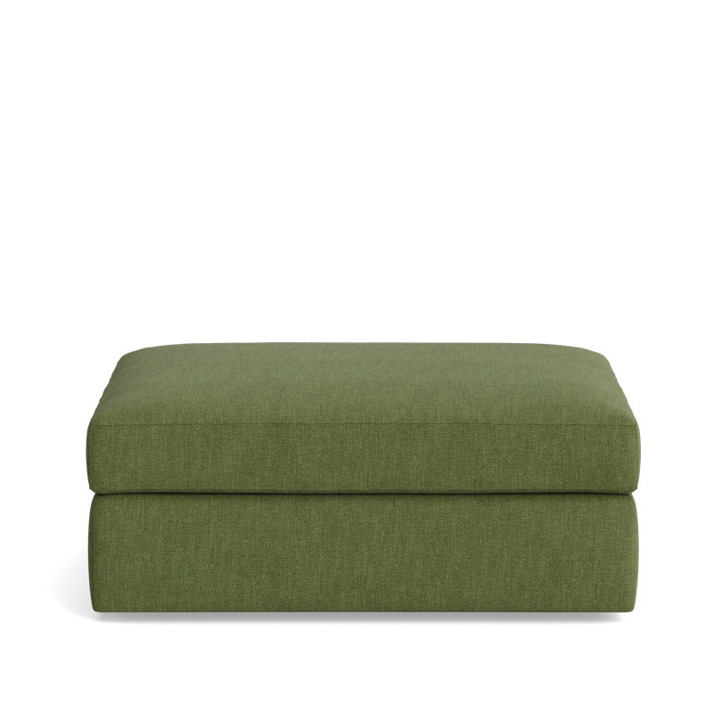 The OG Ottoman, Performance Weave - Basil